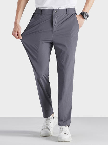 New Summer Casual Pants Men Sportswear Breathable Quick Dry Nylon Loose Straight Golf Pant Plus Size Track Trousers 8XL