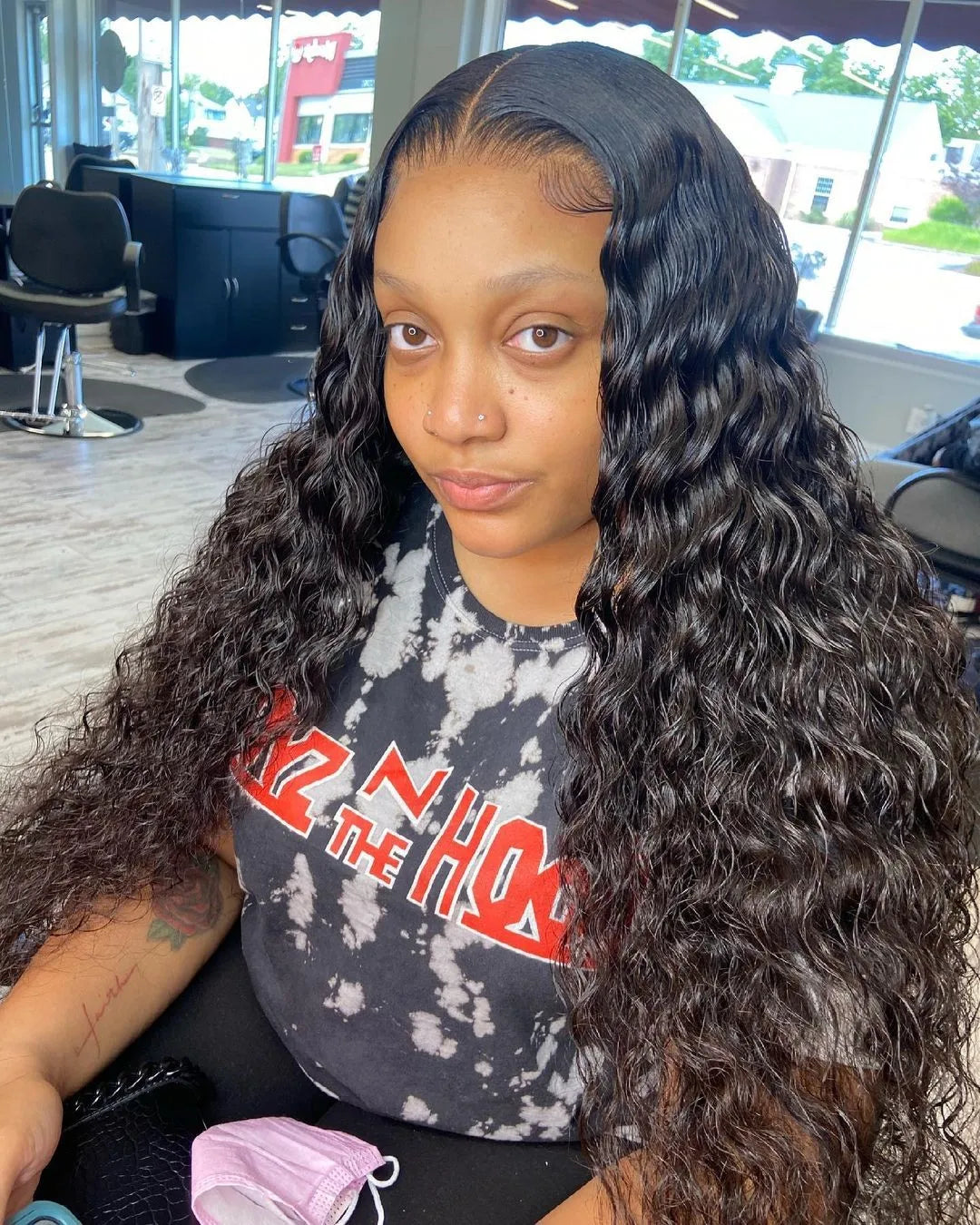300% High Density Loose Deep Wave 40 46 50 Inch 13x6 13x4 HD Lace Frontal Human Hair Wig Brazilian 360 Full Curly Wigs For Women