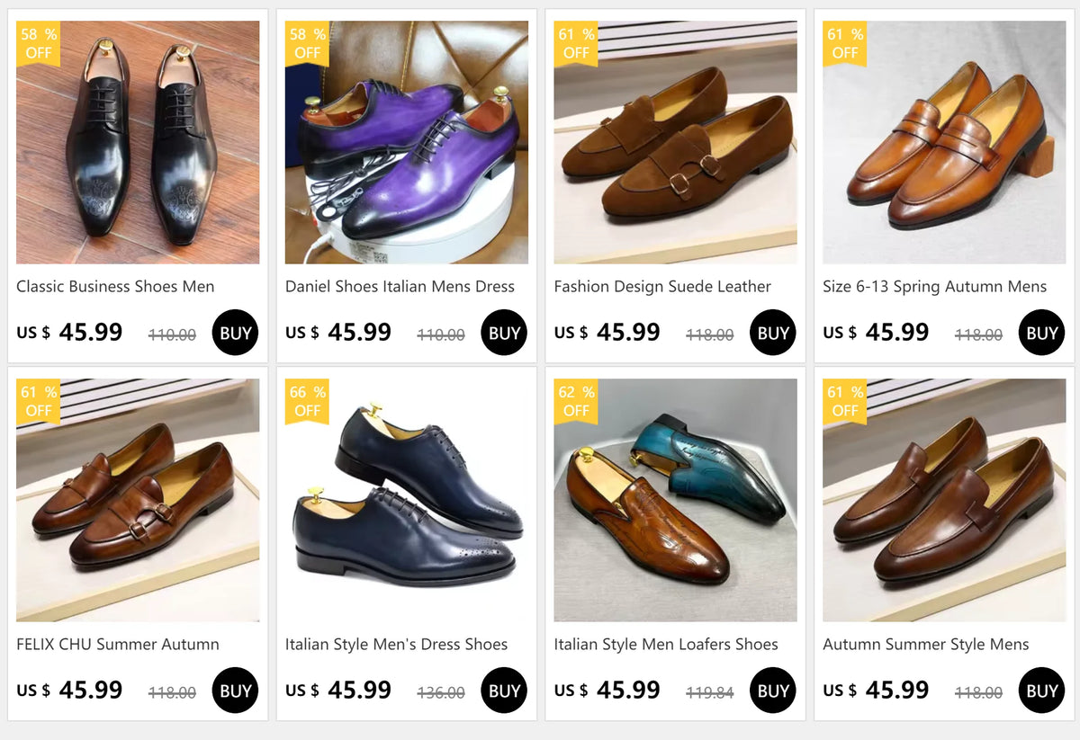 Italienische Herren-Business-Schuhe Echtes Leder Handgefertigt Klassische Whole-Cut Oxford Schnürschuhe für Herren