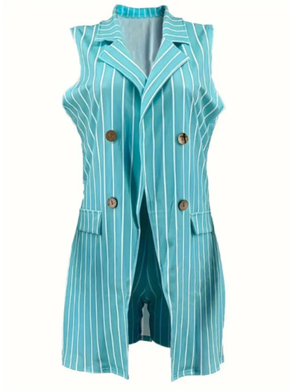 LW Plus Size shorts sets Bandage Design Striped Shorts Set  Summer Short Pant Sets Casual Loose Lady short Pants Suits