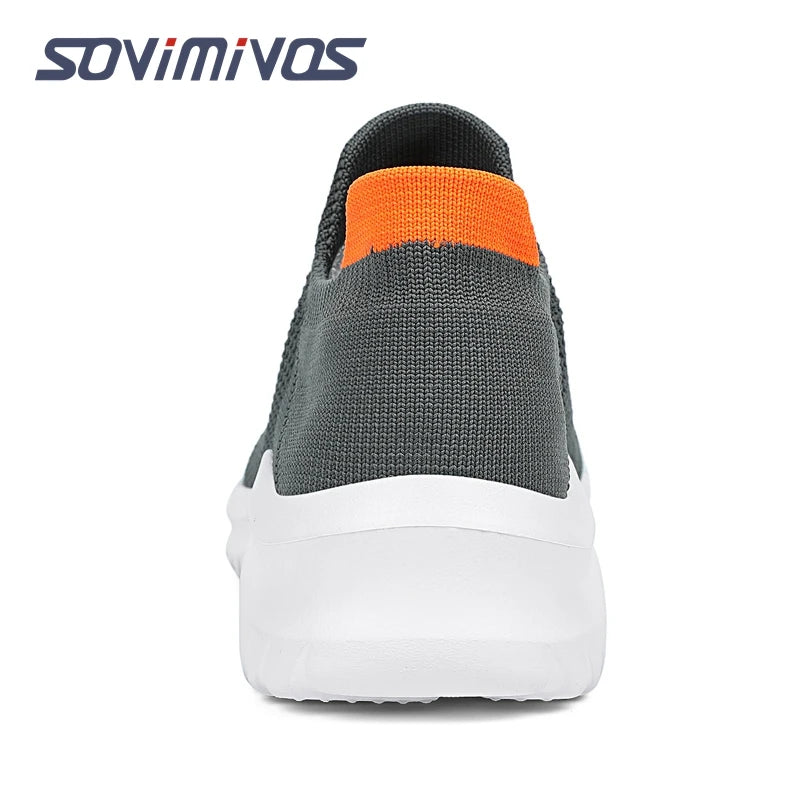 Outdoor Super Light Men Sneakers Fashion Breathable Running Sport Shoes Quality Slip-on Unisex Athletic Footwear  Hot Sale