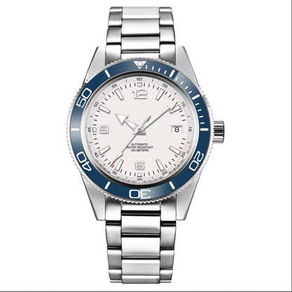 Custom watch logo for man Automatic high quality 41mm  NH35 Mechanical Watches Waterproof Sapphire Ceramic Bezel