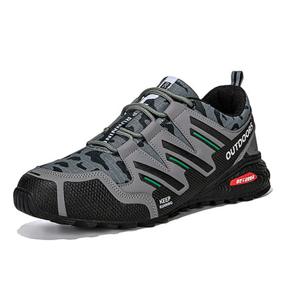 New Men Hiking Shoes Outdoor Waterproof Sports Shoes Comfortable Leather Hiking Training Boots Large Size Tactical Shoe Men