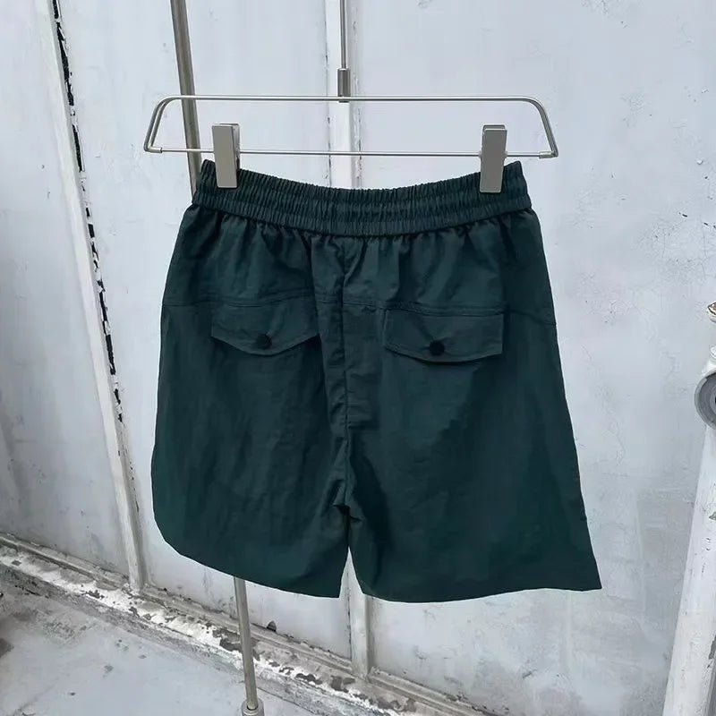 Summer Cargo Style Set Men's Casual Hooded Solid Short Sleeve T-shirt Shorts Loose Fashion High Quality Handsome Sweatshirt Suit