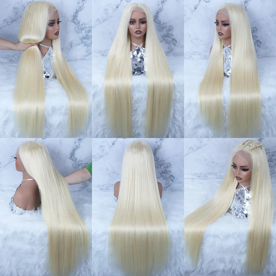 300 Density Human Wig 13x4 13x6 Hd Lace Frontal Wig Human Hair Blonde 613 Lace Front Wigs Raw Vietnamien Straight Wigs For Women