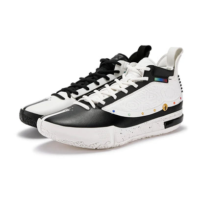 361 Degree Joker 1 Men Basketball Shoes StableWear-resistant Rebound Shock Absorption High-top Combat Male Sneakers 672541101F