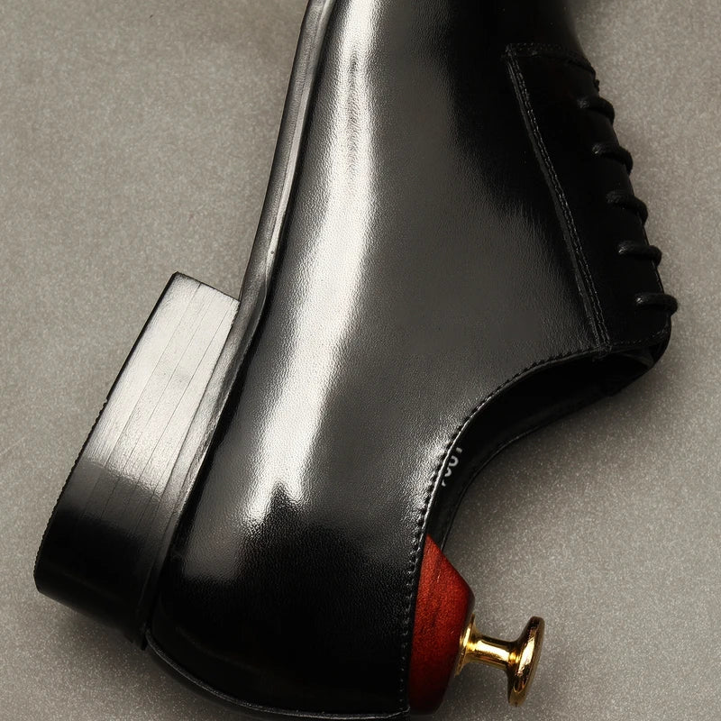Pointed Toe Dress Oxford Shoes For Men Wedding Formal Black Brown Man Shoe Business Designer Genuine Leather Men Shoes