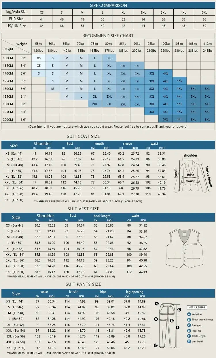 ST Cassy Hochwertiger 3-teiliger karierter Anzug für Herren, stilvolles Business-Büro-Hochzeits-Formelles-Outfit, eleganter Herrenanzug