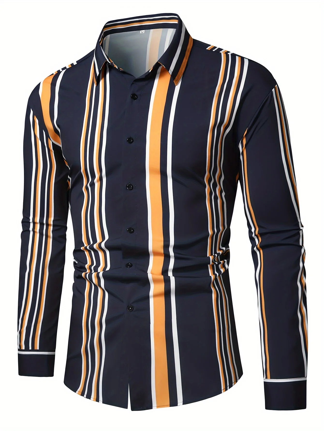 FGKKS 2024 Outdoor Casual Shirt For Men Striped Fashion Trend Top High Quality Design Hot Street Wear Shirt For Men