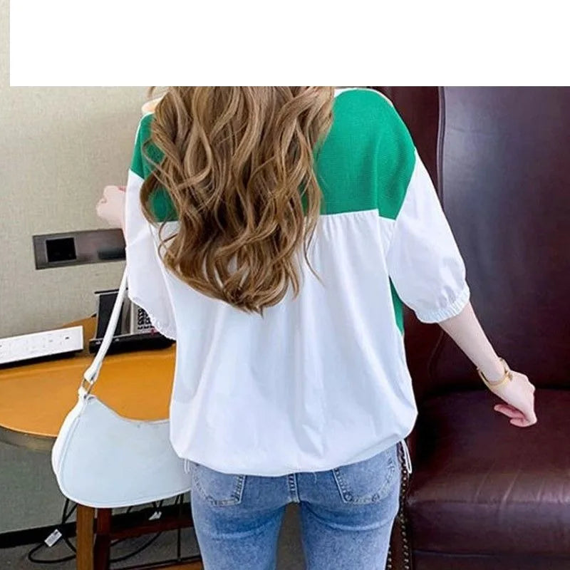 Women's Spring Autumnturn-down Collar Button Solid Patchwork Pockets Long Sleeve Cardigan Shirt Coats Casual Elegant Tops