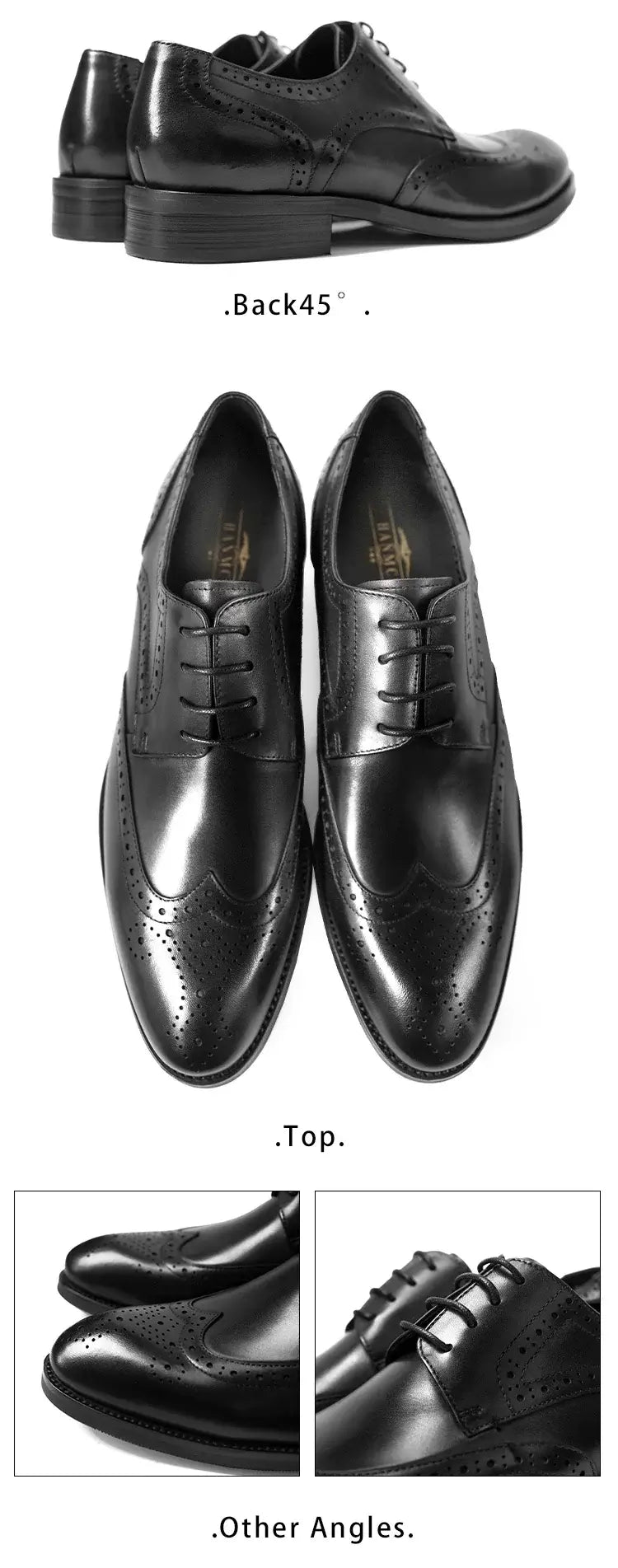 Hanmce Schuhe für Herren mit kostenlosem Versand, mehrfarbig, modisch, atmungsaktiv, Business, Hochzeit, Brogues