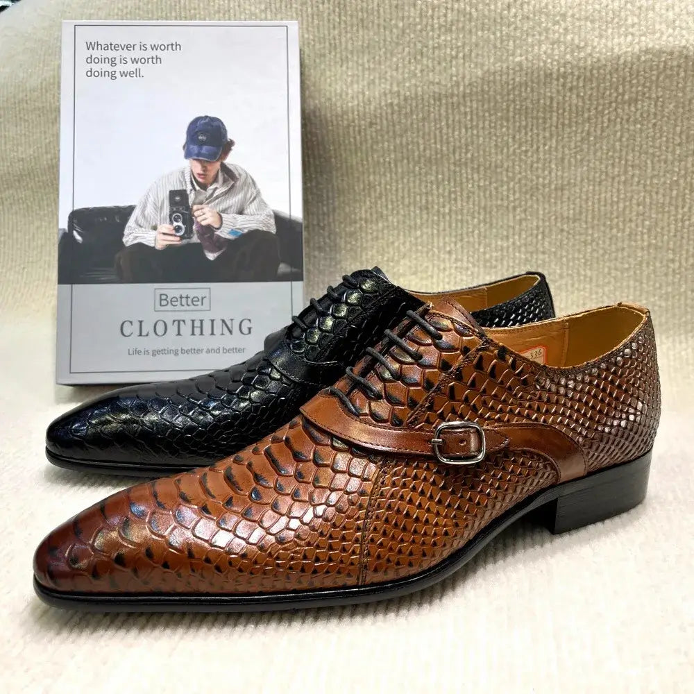 Herren Business Leder Halbschuhe Formelle Oxford Schnürschuhe Bequem Rutschfeste Gummisohle Büro Casual Atmungsaktiv EU/US Größen UK
