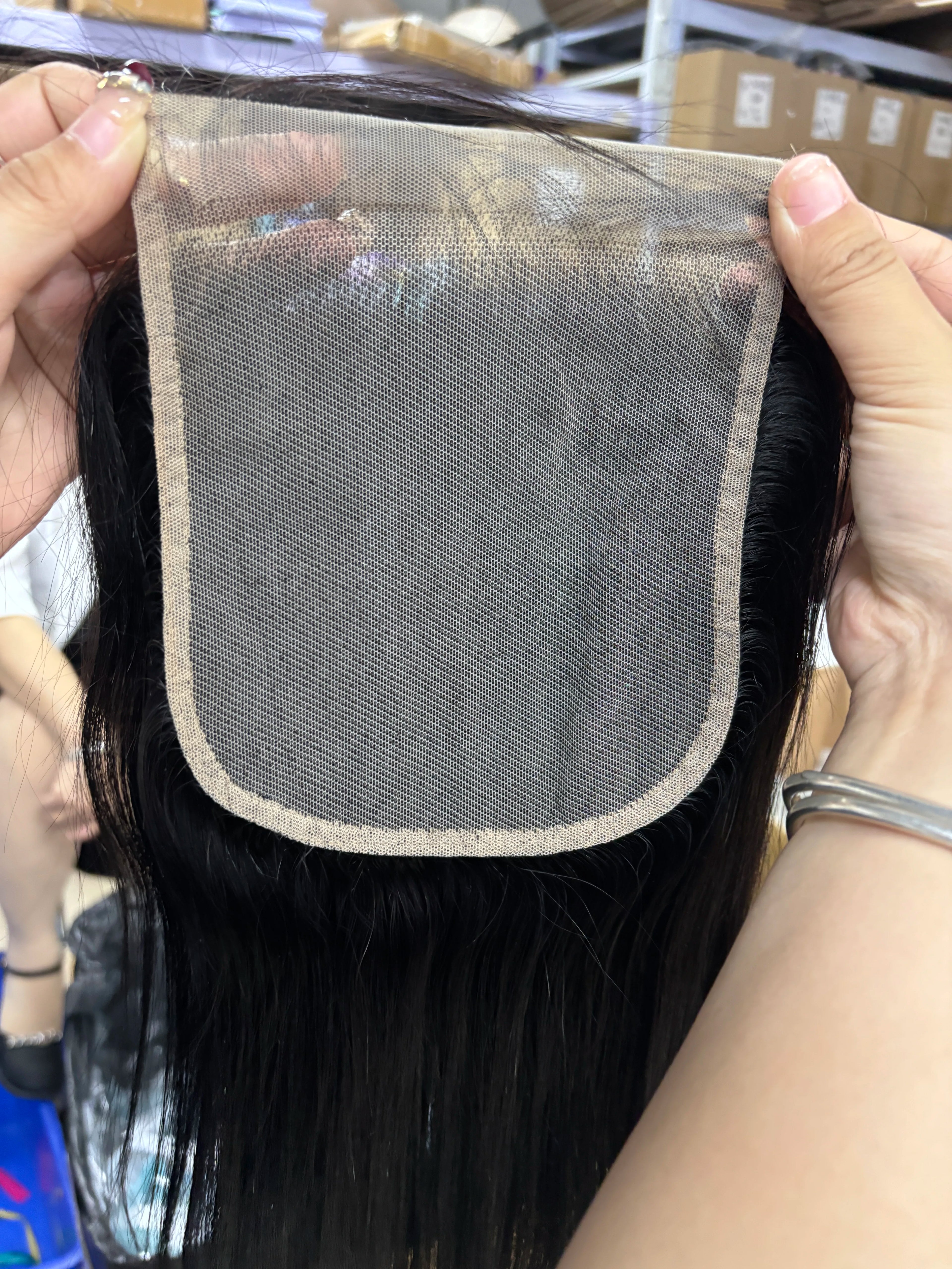 13x4 13x6 Ear To Ear Transparent Frontal Lace Only Straight 2x6 4x4 5x5 6x6 HD Lace Closure Human Hair 100% Brazilian Hair Quality Soft Silky Pre Plucked Bleached Knots Natural Hairline Virgin Hair Pieces For Women Daily Hair