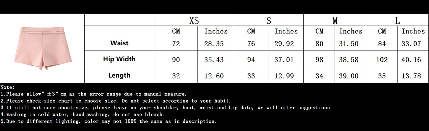 TRAFZA Vintage Chic Solid Women Suit V Neck Sleeveless Sashes Vest Blazer Straight Shorts New Fashion  Summer Office Sets