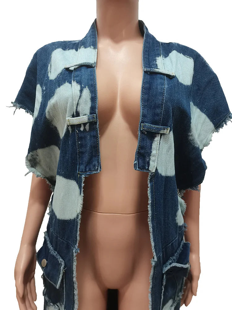Wmstar Women Clothing Denim Coat Trench Jacket Fashion Street Out Wear Cool Pockets New in Long Tops Wholesale Dropshipping