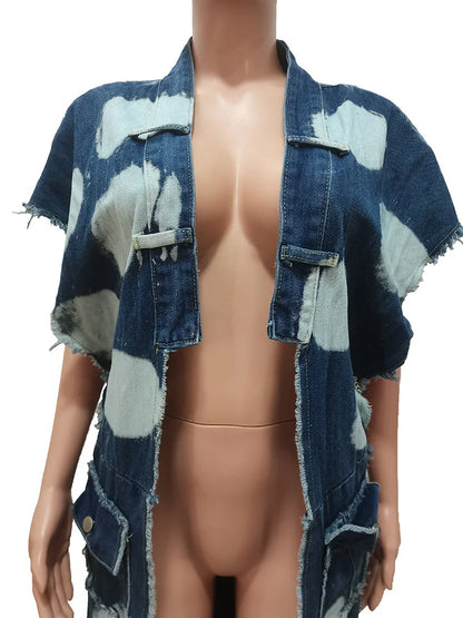 Wmstar Women Clothing Denim Coat Trench Jacket Fashion Street Out Wear Cool Pockets New in Long Tops Wholesale Dropshipping