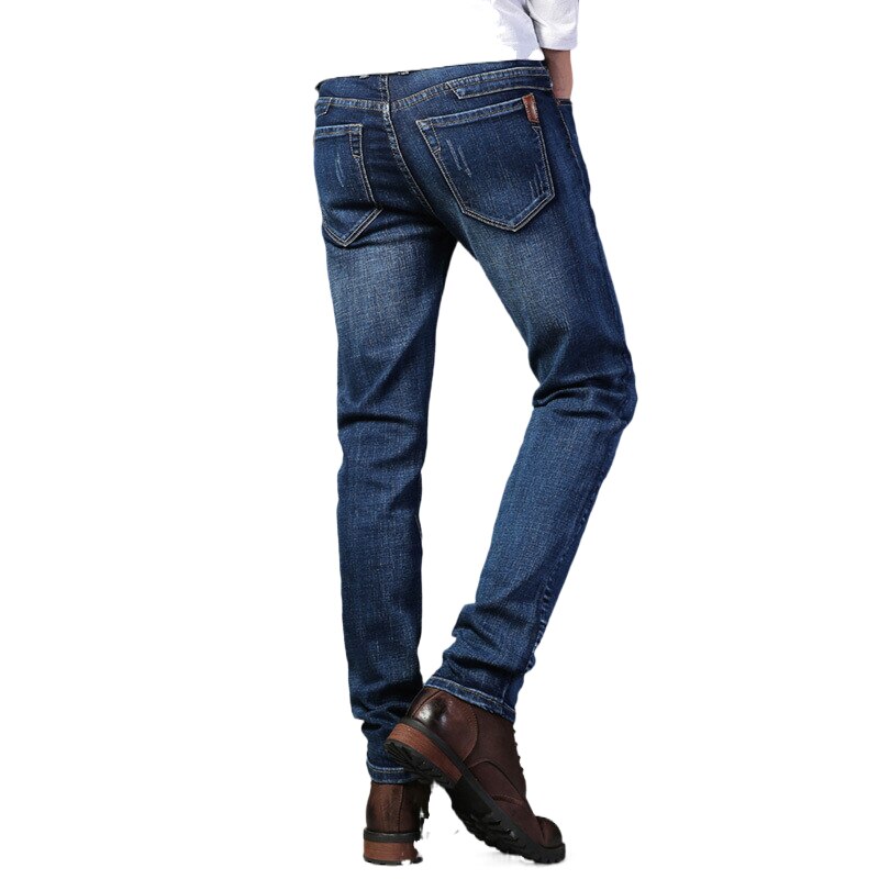 Cotton Men&#39;s Jeans Denim Pants Brand Classic Overalls Straight Trousers for Men Oversize size Slim stretch jeans Pencil pants