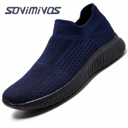 Outdoor Super Light Men Sneakers Fashion Breathable Running Sport Shoes Quality Slip-on Unisex Athletic Footwear  Hot Sale
