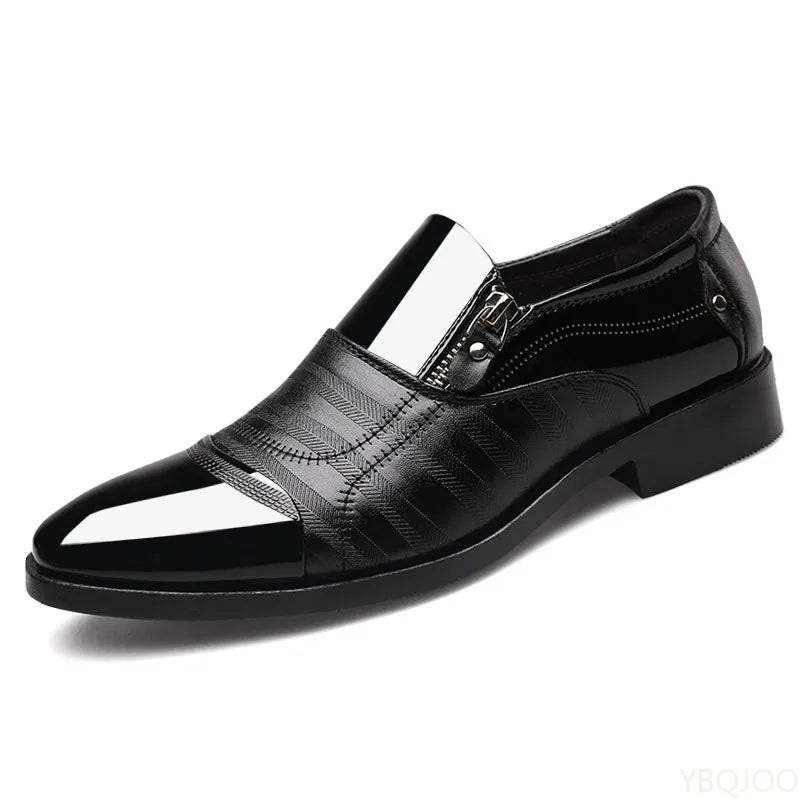 2026 Modische Herren-Büro-Formalschuhe in großen Größen, niedrig geschnitten, bequem für den Alltag, spitz zulaufend, multifunktionale Herren-Hochzeitsschuhe