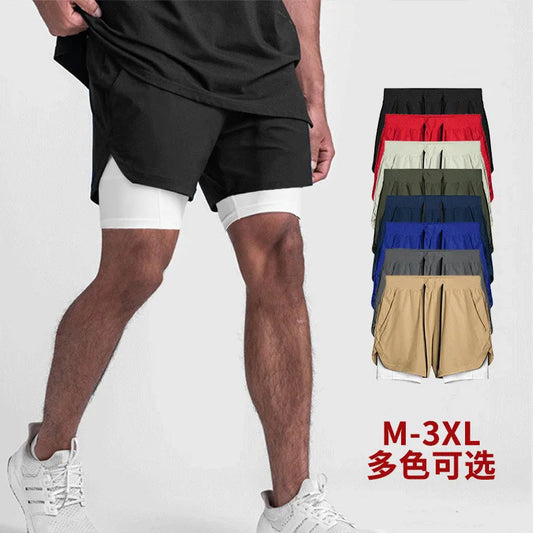 Men's Summer Men's Shorts,Youth Fattening Plus Size Sports Shorts, Men's Anti-light Multi-color Quick-drying Pants Customization