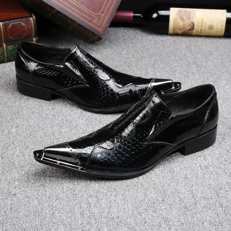 Luxusmarke Herrenschuhe Glitzer Gold italienische Hochzeitsschuhe Herren Leder Spitz Zehe Anzugschuhe Übergröße Herrenschuhe