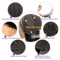36 Inch Chocolate Brown Body Wave HD Lace Front Human Hair Wig Brazilian 13x6 Lace Frontal Wigs Preplucked for Women 200 Density