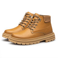Man Elevator Oxford Chunky Shoes Men Chelsea Boots Leather Ankle Sneakers  Plus Size 37-48