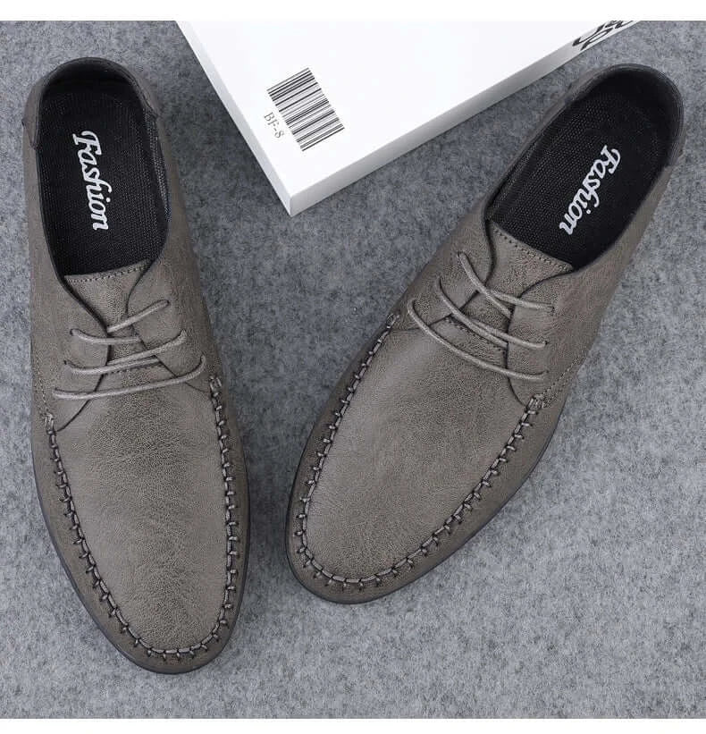 Leder Herrenschuhe Mode Formelle Herrenschuhe Mokassins Italienische Atmungsaktive Herren Loafer Schwarz Übergröße 38-47