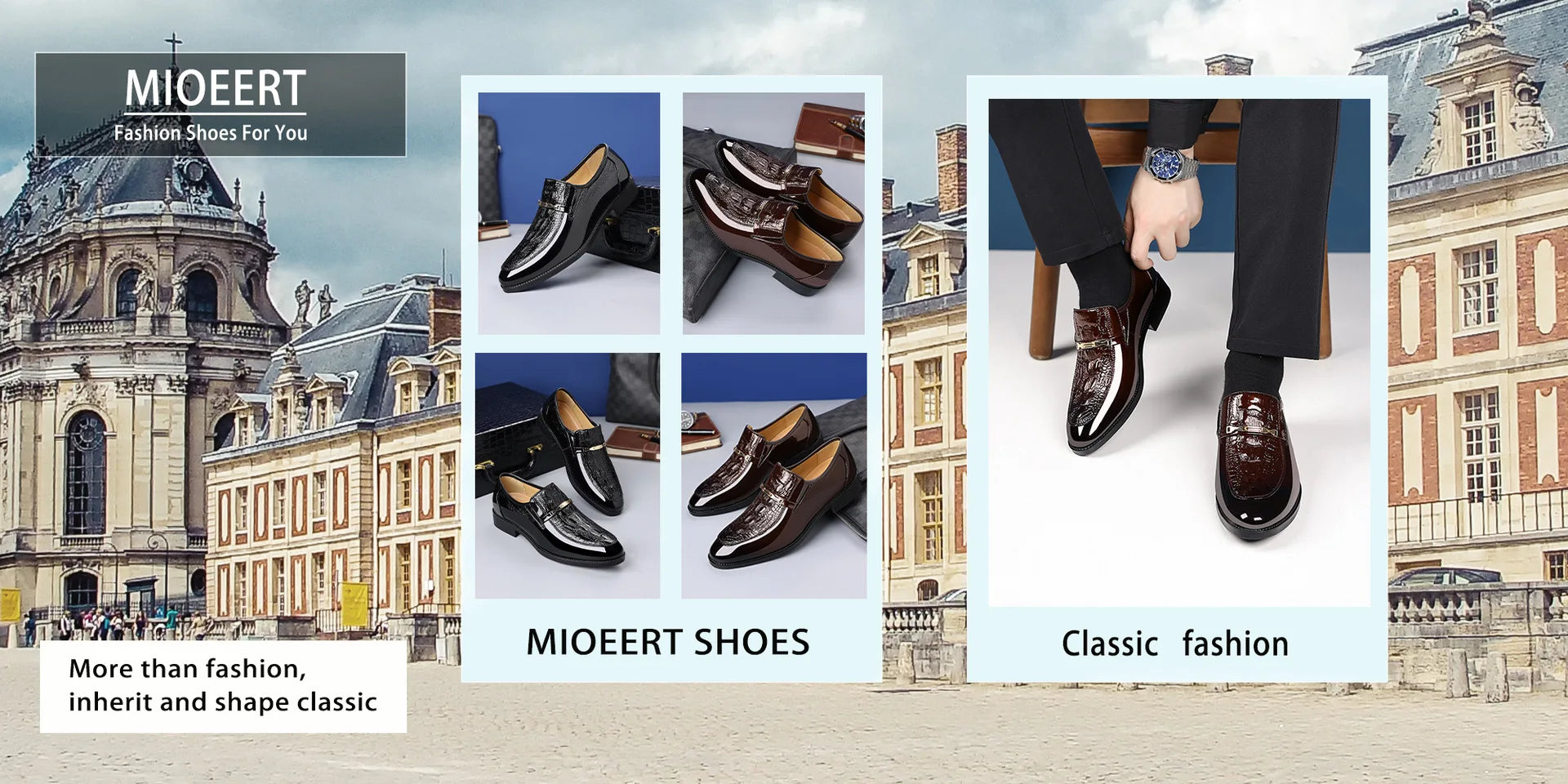 Luxury Men Dress Shoes Crocodile Leather Business Casual Shoes for Men Wedding Party Shoes High Quality Slip on Loafers Big Size