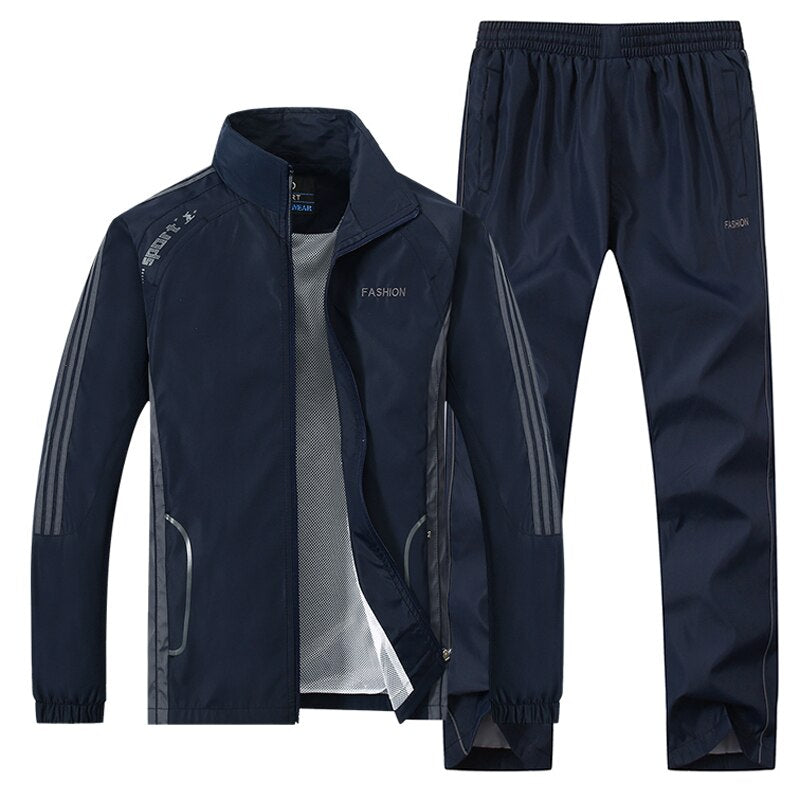 2022 Trening pentru bărbați în mochiuri noi Seturi de hanorace + pantaloni de trening Seturi de toamnă pentru bărbați de calitate Joggeri Pulover Pantaloni Streetwear Set 2 buc