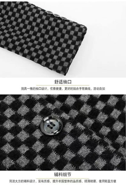 Winter Add Velvet Woolen Suit Jackets Men Thick Warm Wedding Blazers Brand Casual Business Dress Coat Social Office Streetwear