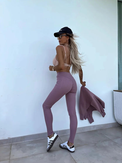 Spring summer  new Shirt  casual loose-fitting sweater tight pants 2 piece suit sets for women 2 pieces trousers sets