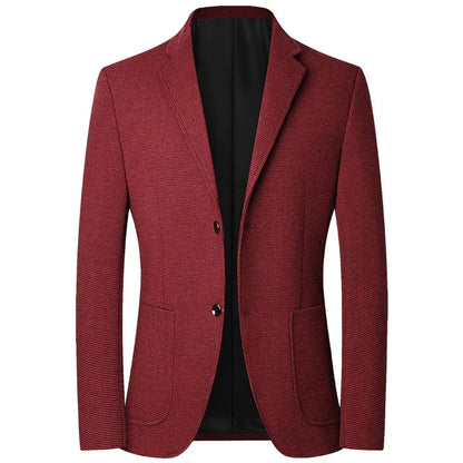 Autumn Men Blazers Suits Jackets Business Casual Suit Wool Coats High Quality Male Slim Fit Blazers Jackets Blazers Coats