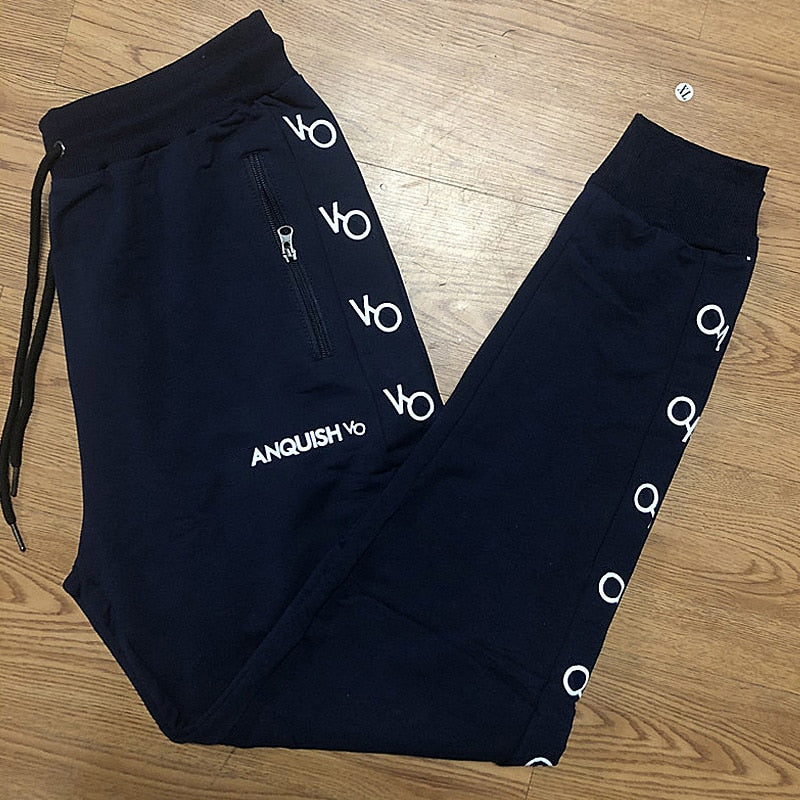 Pantaloni skinny casual de marcă pentru bărbați, pantaloni de jogging, pantaloni de sport pentru antrenament fitness