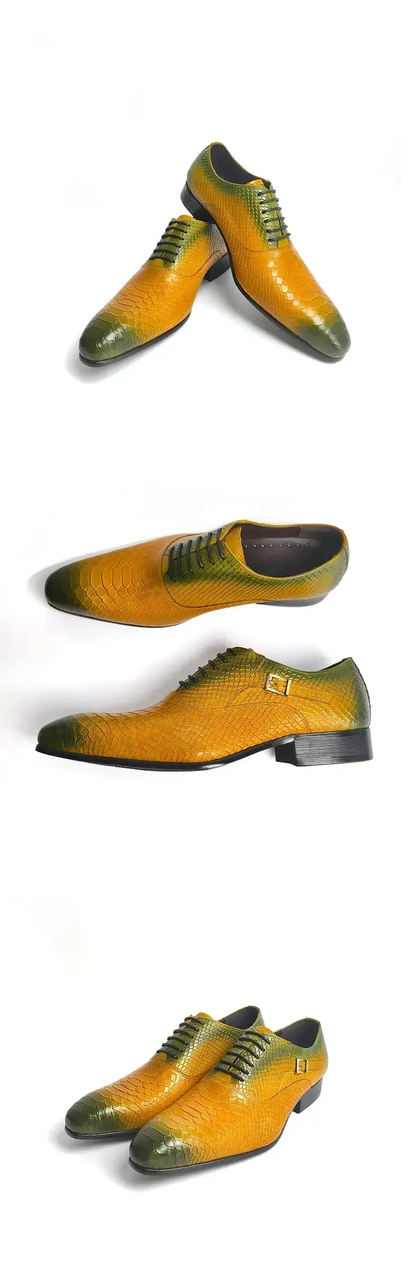 Klassische Schlangen-Print Herrenschuhe für das Geschäftsbüro Zapatos De Hombre Metallschnalle Dekoration Bequeme Leder Herrenschuhe Neu