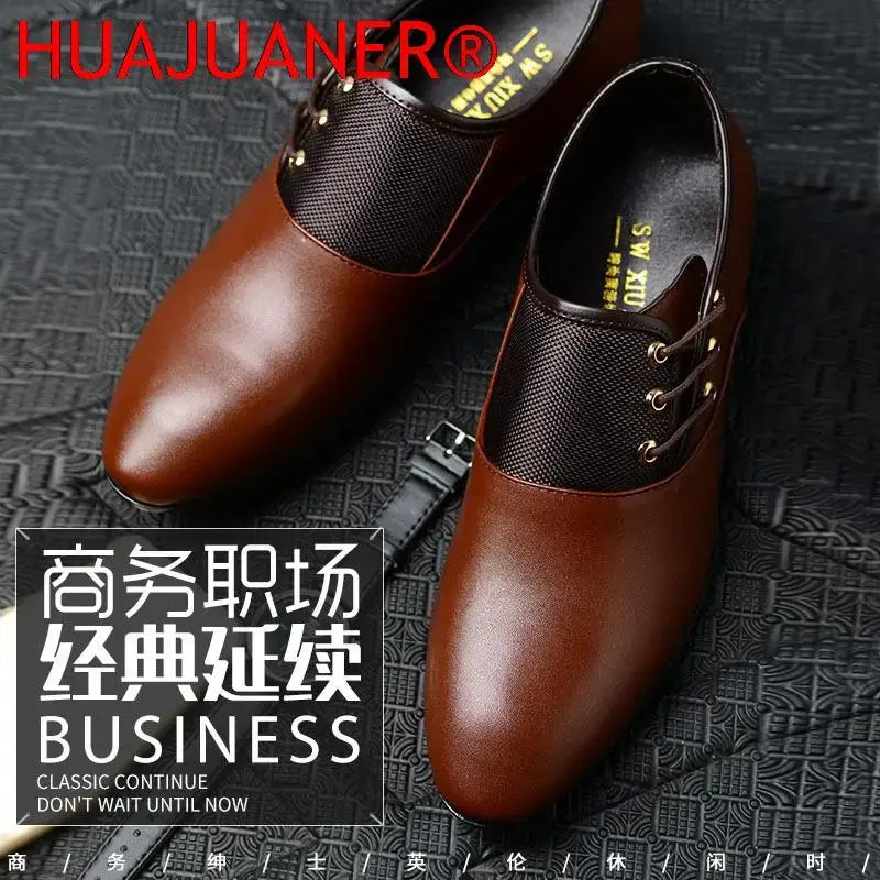 2026 Klassische Herren-Anzugschuhe Runde Zehenpartie Rindsleder Business-Freizeitschuhe Herren-Hochzeitsschuhe Oxford-Anzugschuhe Große Größen 38-48