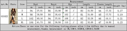 Autumn New Women's Dress Fashionable Sexy Gold Chain Slim Fit Printed Single Breasted Lace Up Waist Cinching Short Skirt