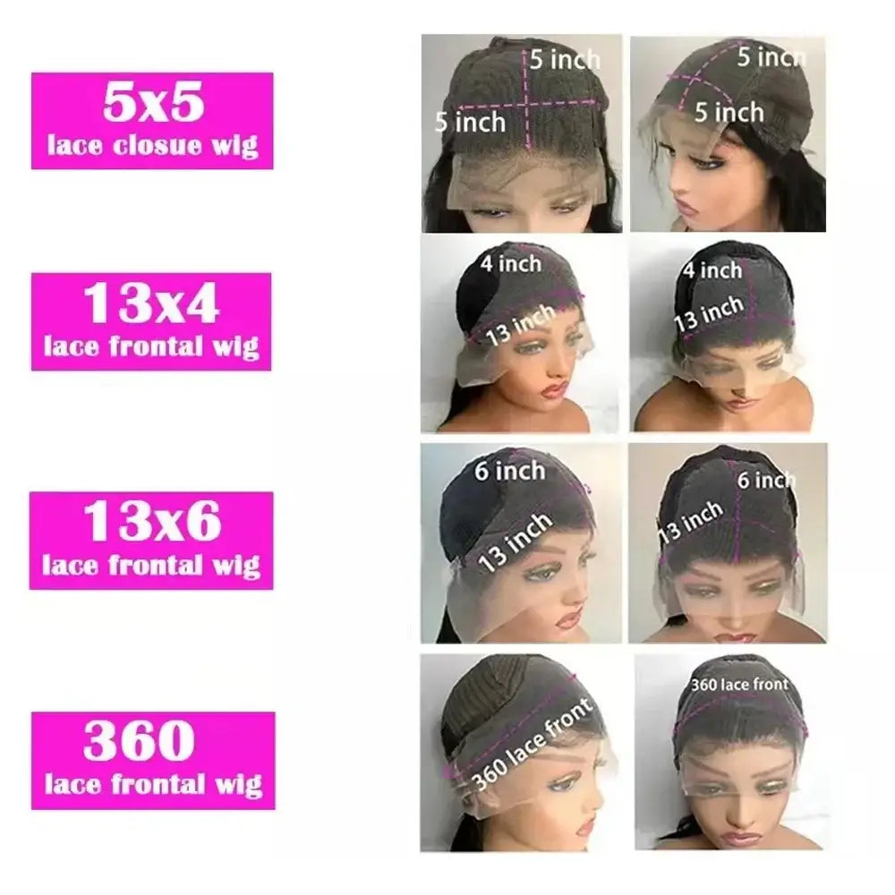13x6 HD Transparent Bone Straight Lace Frontal Perücken 5x5 Glueless Wear and Go Echthaarperücke 220 Dichte für Frauen 30 40 Zoll
