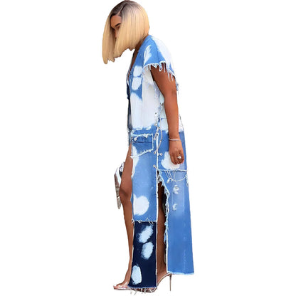 Wmstar Women Clothing Denim Coat Trench Jacket Fashion Street Out Wear Cool Pockets New in Long Tops Wholesale Dropshipping