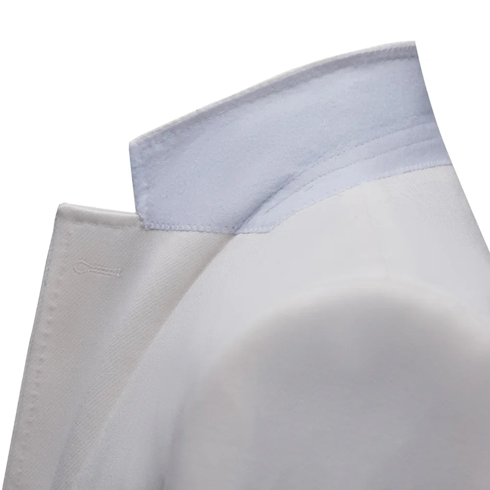 New White Suit Two-Piece Set: Hunting or Performance Wear, Men's Stylish Casual Style, Groom Wedding Dress