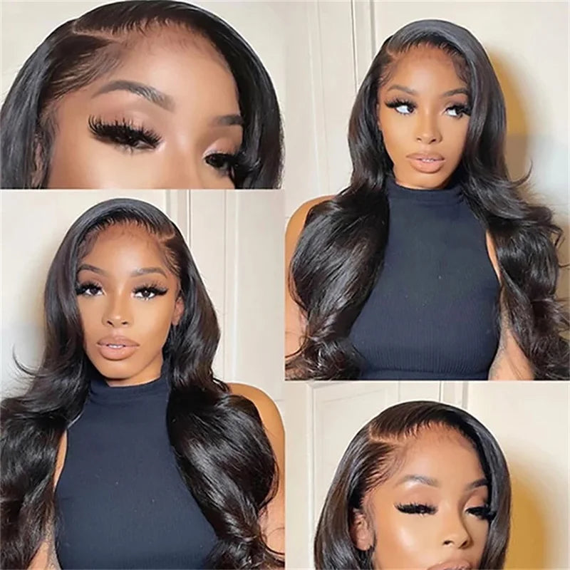 Raw Brazilian Body Wave Bundles With Closure Human Hair Weave Unprocessed Remy Hair 4x4/5x5 Lace Closure With 3/4 Bundles