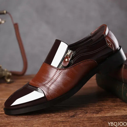 2026 Large Size Fashionable Men's Office Formal Shoes Low Cut Daily Comfortable Pointed Multifunctional Men's Wedding Shoes