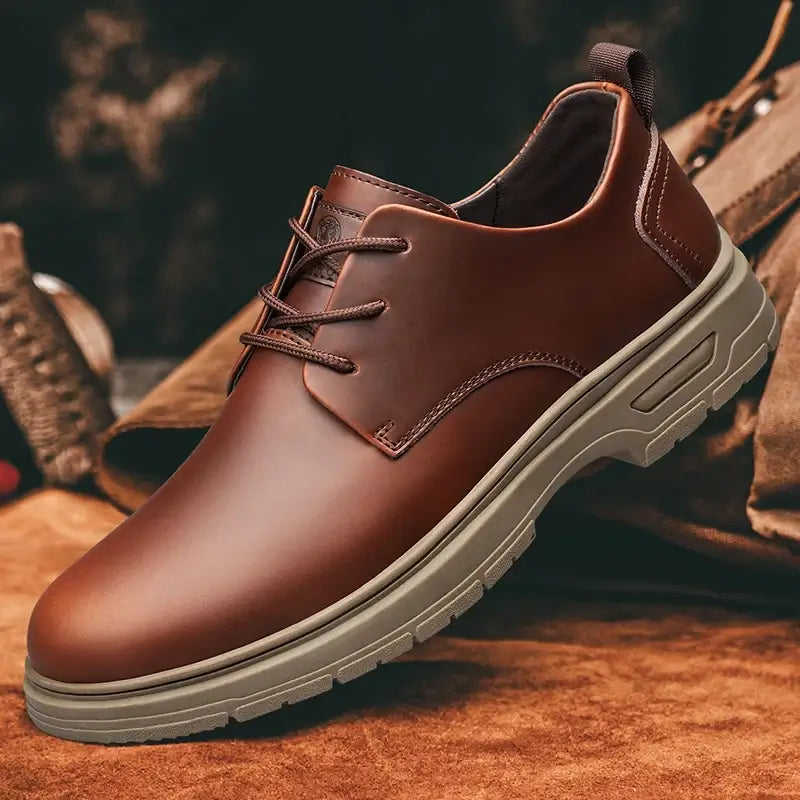 CLOHOO Handgemachte Herren Business Casual Schuhe Bequeme Klassische Schnürschuhe Arbeitsschuhe Modische Hochzeits-Herrenschuhe