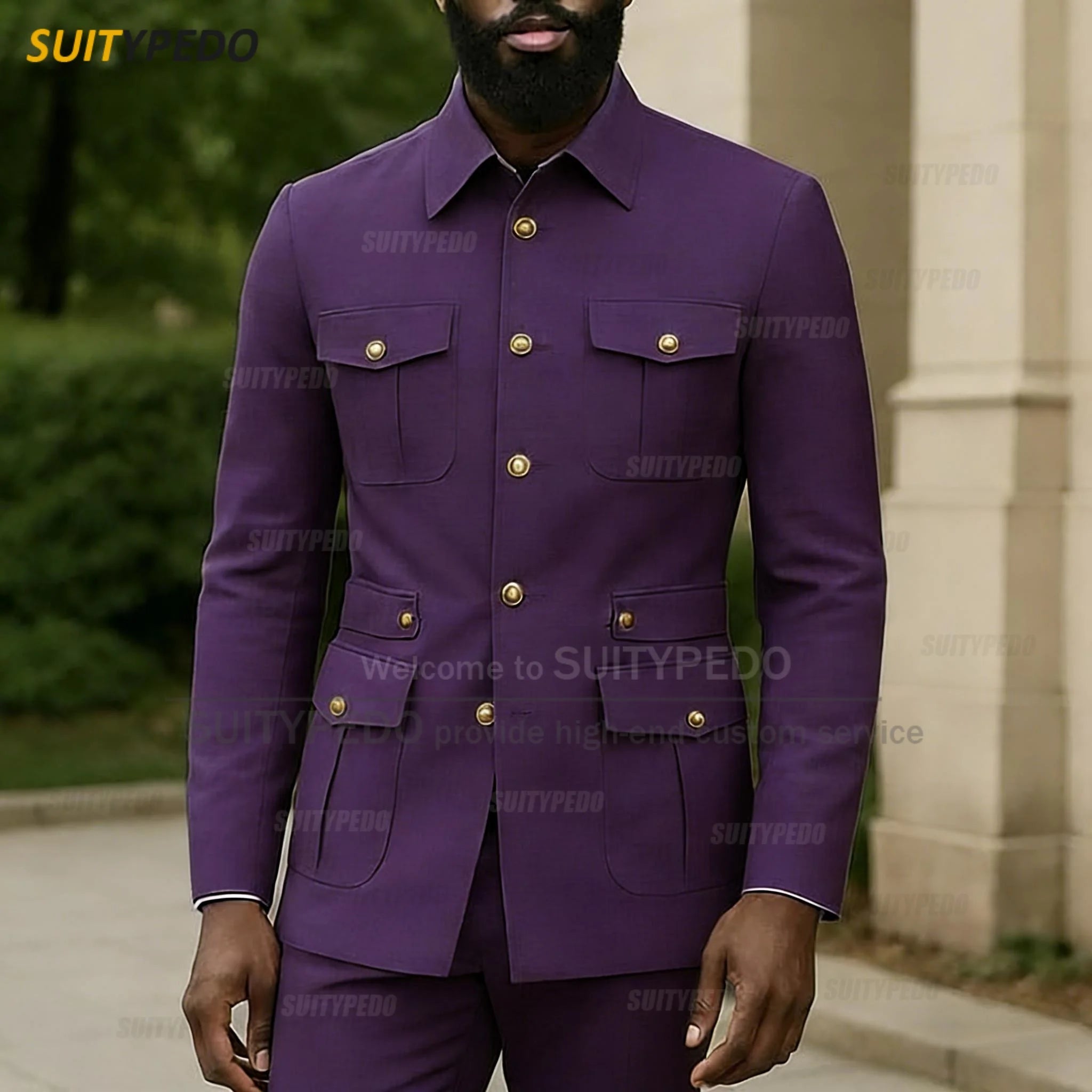 Latest Business Single Breasted Suit Sets For Men Brief Solid Prom Daily Suit Attire Smart Casual Texudos Formal  Evening Gowns