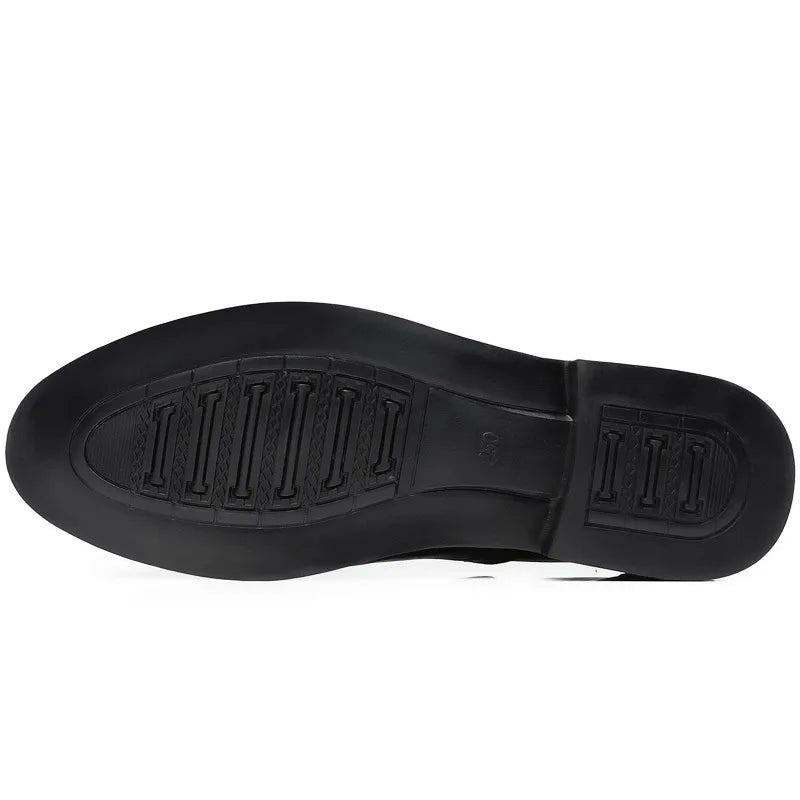 Herren Schnürschuhe Handgefertigt Brogue-Stil Party Lederschuhe Hochzeitsschuhe Herren Flats PU-Leder Business-Schuhe Atmungsaktive Business Loafers