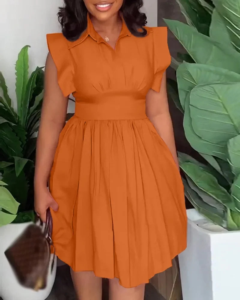 Pleated Casual Dress Women Party Night Club Vestidos Sexy Bodycon 2023 Summer New Mini Dresses Prom Dress