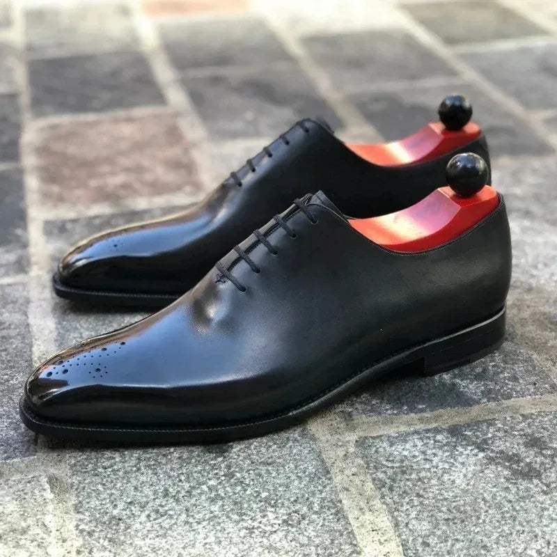 Neue rote Sohle Brogue Schuhe Herren Schwarz Business Herren Formelle Schuhe Schnürung Runde Zehen Frühling/Herbst