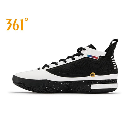361 Degree Joker 1 Men Basketball Shoes StableWear-resistant Rebound Shock Absorption High-top Combat Male Sneakers 672541101F