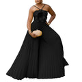 Solid Color Women Jumpsuits For Summer Autumn Sleeveless Loose Fashion Streetwear Overalls Wide Leg Pants Trousers