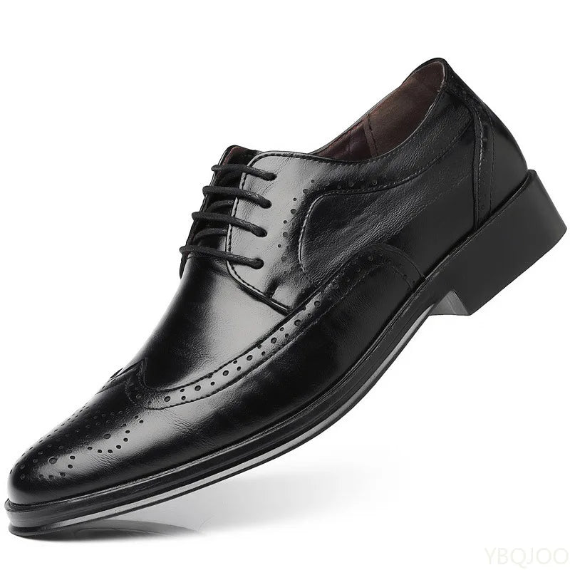 Große modische Herren Business Schuhe, niedrig geschnitten, bequem für den Alltag, spitz zulaufend, multifunktional, für Hochzeiten, Herrenschuhe